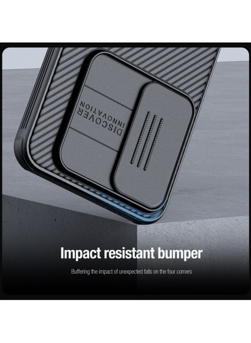 Nillkin Case for Samsung Galaxy S24 FE  Camshield Pro Cover with Slide Camera Lens Protection Anti scratch Hard Back case with soft TPU Bumper Protection for Samsung Galaxy S24 FE - Image 3