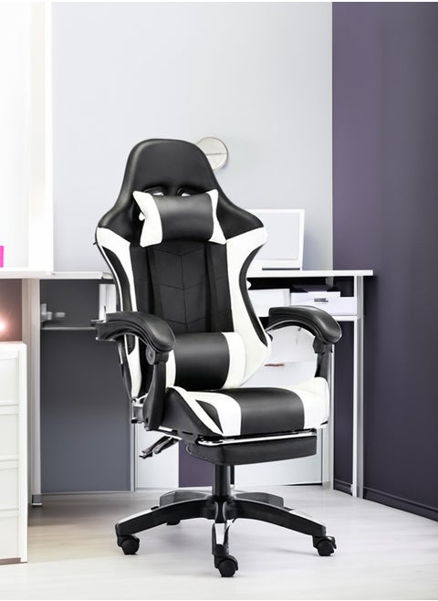 Esports Gaming Chair Ergonomic Swivel Rolling High Back Leather Chair Suitable for Office and Esports Gaming