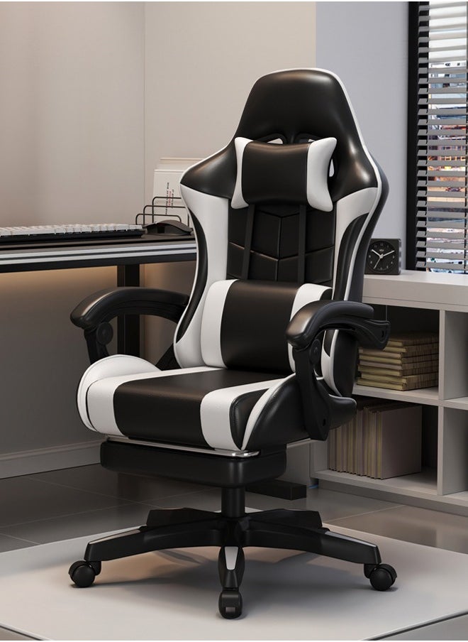 Esports Gaming Chair Ergonomic Swivel Rolling High Back Leather Chair Suitable for Office and Esports Gaming