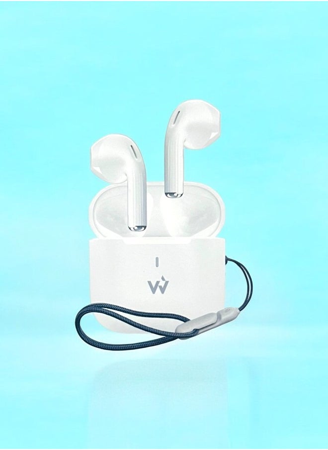 FASTWIN Original Bluetooth headset from Fastwin, a wireless Bluetooth headset that supports wireless charging, features clear sound and noise isolation, works on all mobile phones such as iPhone, Galaxy, Huawei  - Image 2