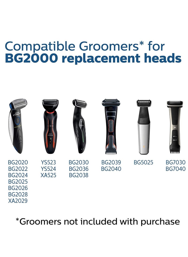Replacement Shaver Head Foil Cutter Head Replacement Shaver Hair Clipper BG2024 BG2025 BG2026 BG2028 BG2036 BG2038 BG2040 XA2029 XA525 TT2021 TT2022 TT2030 TT2040 - Image 4