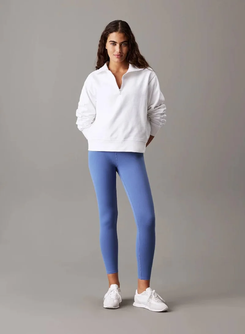 Calvin Klein Brilliant White Fleece Sweatshirt for Women | Best Price UAE