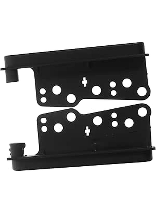 Car Radio Bracket Double Din Dash Install Kit Stereo Side Trims Trim Bezel Matte Black - Image 1