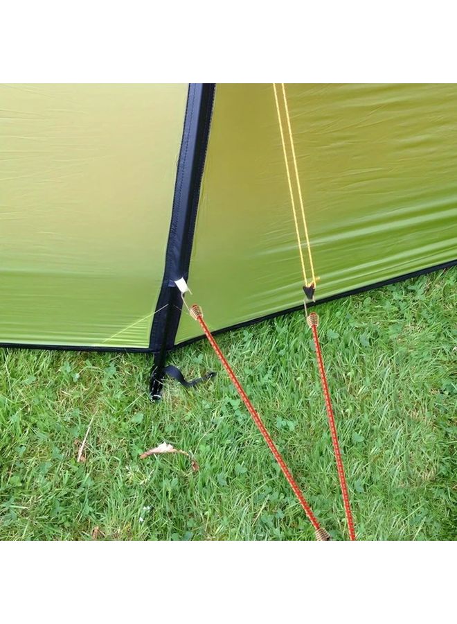 7pcs Black High Elasticity Rubber Bands with Double Metal Hooks Stretchable Straps for Cargo Tarps Bikes Tents - Image 4