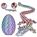 Olee Odee Dragon Eggs with Dragon Inside 3D Printed Surprise Funny Gifts for Kids Articulated Dragon Fidget Toys for Adults Executive Desk Toys Office Room Dcor Gradient BlueGreenBrown MSize - Image 2