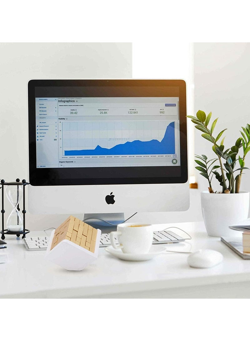 CMGTYYD. لعبة ألغاز ألعاب الدماغ الخشبية ثلاثية الأبعاد الأصلية ثلاثية الأبعاد، قطع عبقرية لبناء المهارات على شكل حرف T. لعبة تعليمية للأطفال والكبار. ألغاز مكتب الهدايا - Image 5