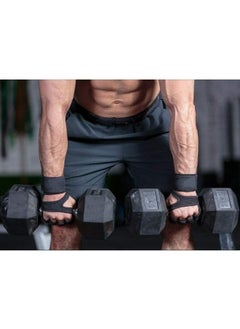 Halamine Gym Gloves For Hot Weather，Gym Gloves for Women,Ventilated Gym Gloves with Wrist Support and Weight Lifting Straps-Multi-Sport Training Gloves for Cycling, Weightlifting (Black)  - Image 5