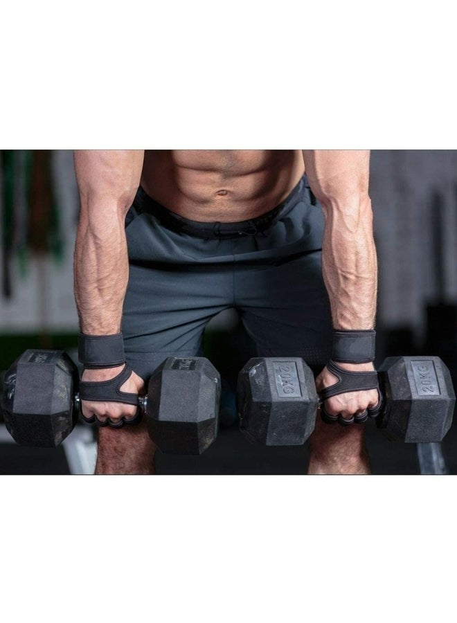 Halamine Gym Gloves For Hot Weather，Gym Gloves for Women,Ventilated Gym Gloves with Wrist Support and Weight Lifting Straps-Multi-Sport Training Gloves for Cycling, Weightlifting (Black) - Image 5