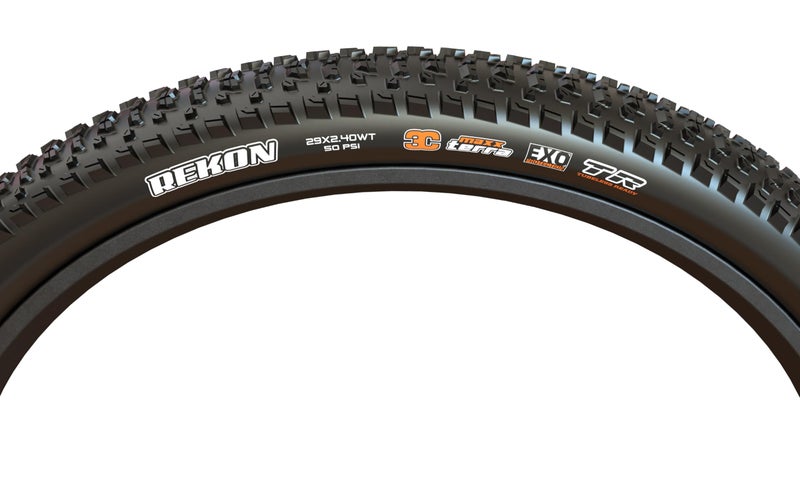Maxxis Rekon - Dual Compound - 29, 27.5, 24 - EXO - E25 Rating, Tubeless | Light-Duty Trail Tire, Size 27.5x2.80 - EXO, E25 - Image 3