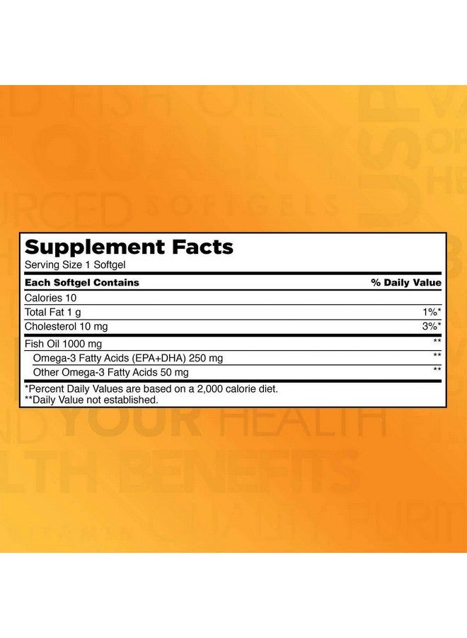 Kirkland Kirkland Signature Natural Fish Oil 1000 mg with 300 mg Omega-3 - 400 ct (Pack of 2)  - Image 2
