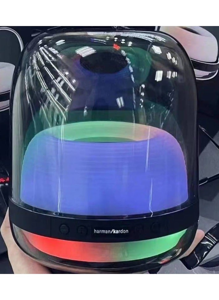 Harman Karton Glass 4th Generation Wireless Bluetooth Sound Small Speaker High Volume Atmosphere Light Heavy Bass  - Image 2