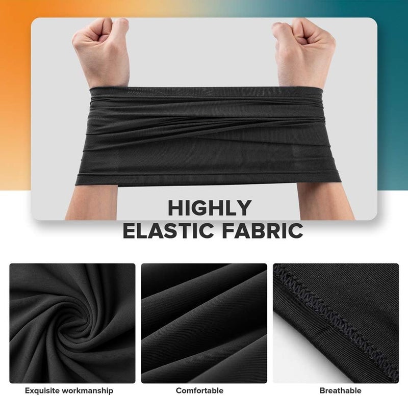 VULKIT 2 Pack Neck Gaiter Face Mask Scarf Reusable Bandanas Tube UV Protection Balaclava Outdoor Sport for Men and Women - Image 3