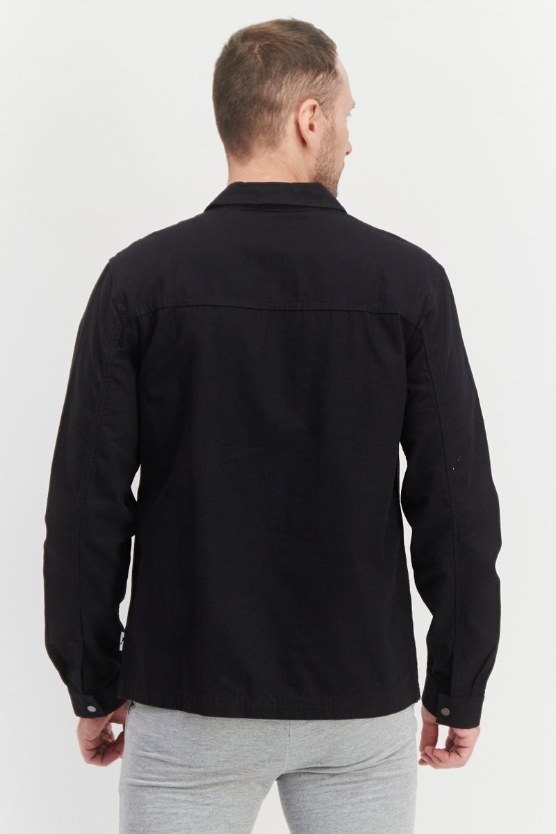 PUMA Men Sportswear Fit Brand Logo Training Shirt Jackets, Black  - Image 3