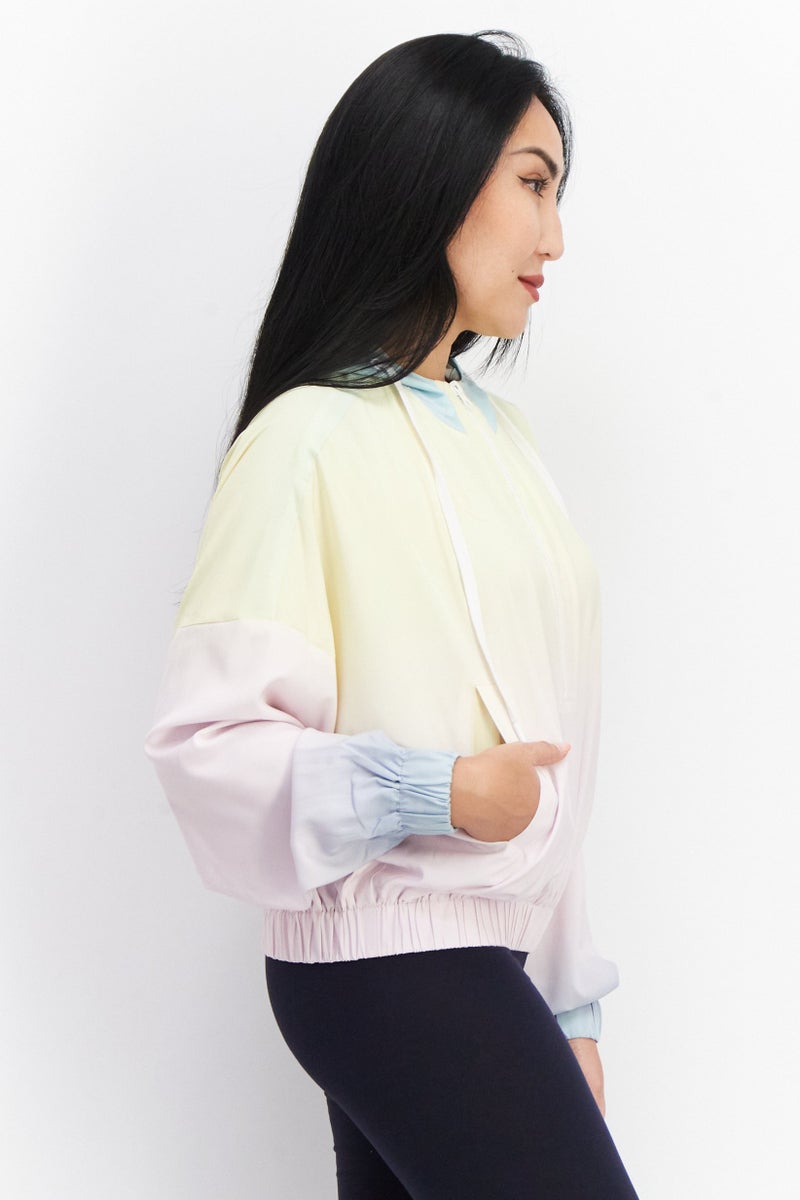 BB Dakota by Steve Madden Women Tie Dye Hooded Jacket, Pink Combo - Image 4