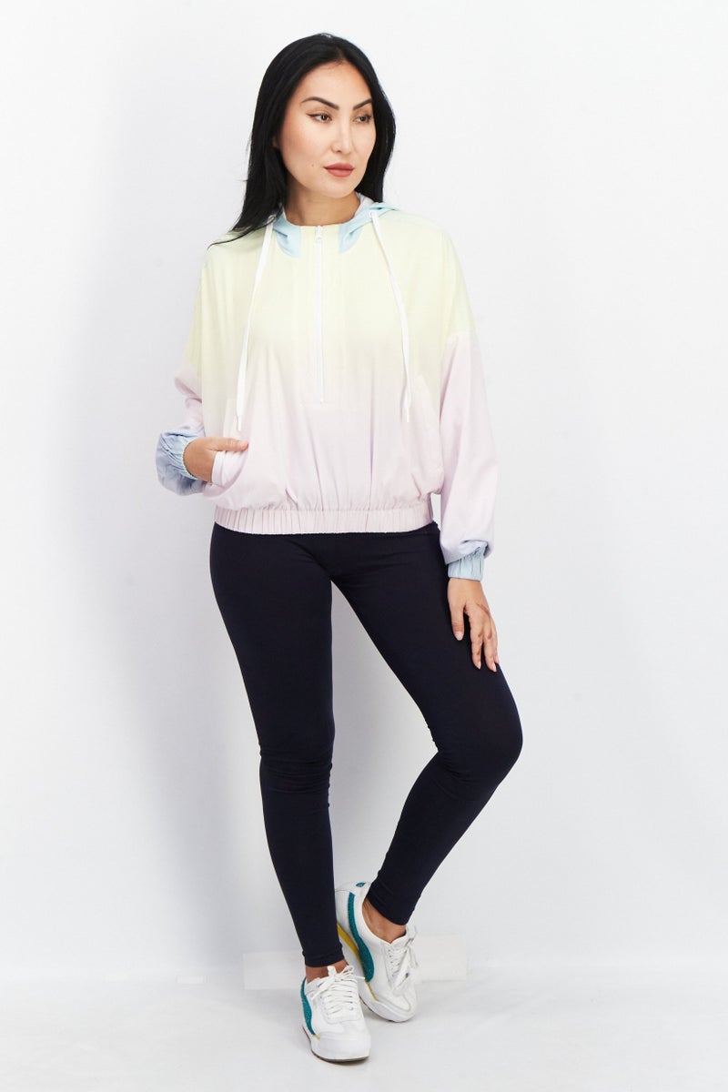 BB Dakota by Steve Madden Women Tie Dye Hooded Jacket, Pink Combo - Image 2