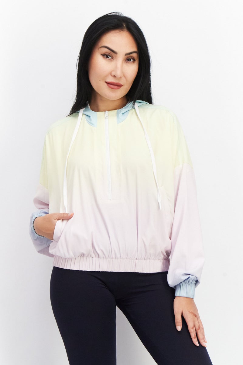 BB Dakota by Steve Madden Women Tie Dye Hooded Jacket, Pink Combo - Image 1