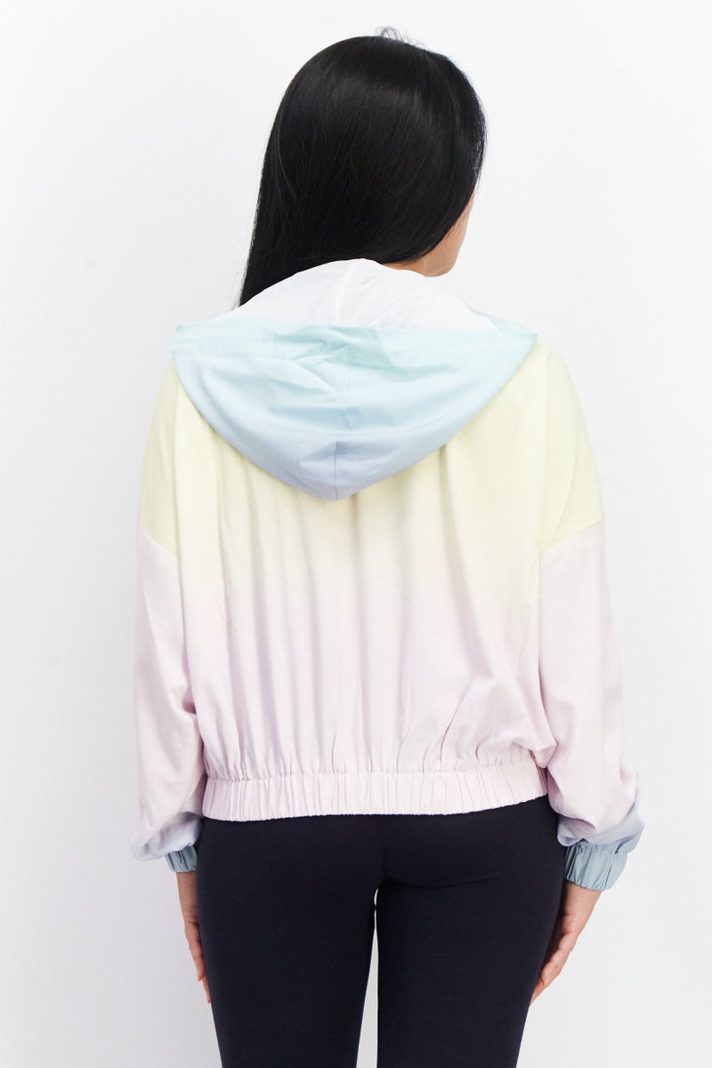 BB Dakota by Steve Madden Women Tie Dye Hooded Jacket, Pink Combo - Image 3