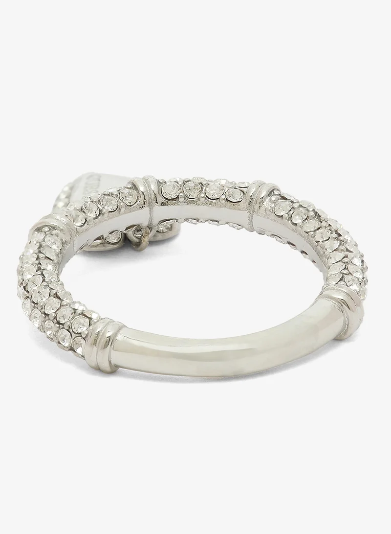 GUESS  Heart Charm Pave Ring for Women | Best Price UAE