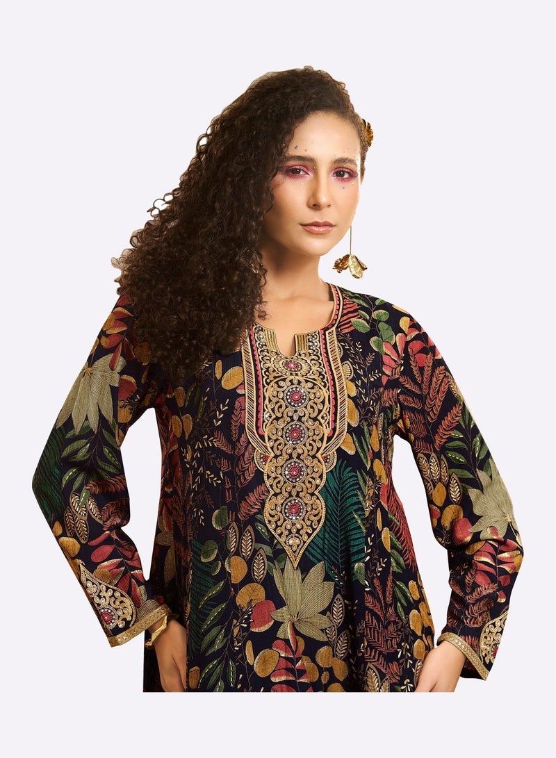 Sara Arabia Provencal Styled Jalabiya - Image 4