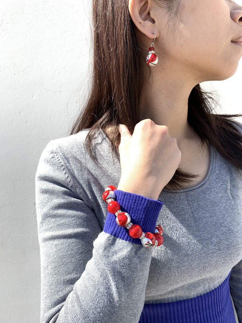 fiona Red Cardinal Bracelet, STL Cardinals Holiday Jewelry for Women, Christmas Remembrance Memorial Birthday Gift for Her, 1 pc - Image 5