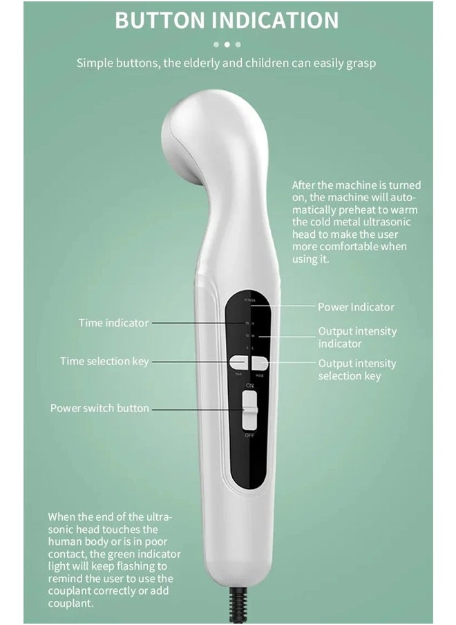 Newest Mini Portable Pain Relief Devices Therapeutic Physiotherapy Equipment Ultrasound Machine