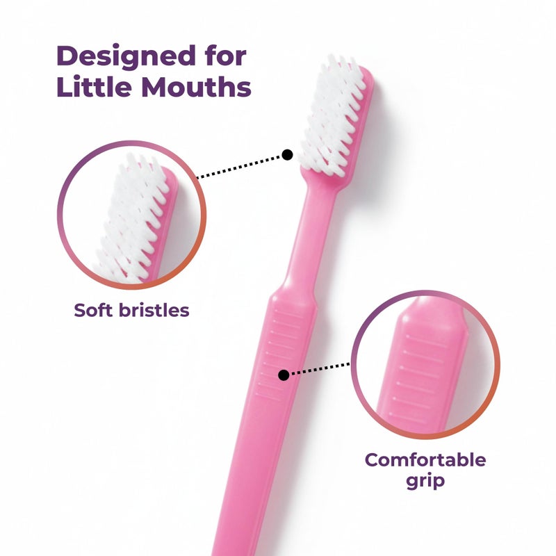 Avistar Kids 40 Prepasted Disposable Toothbrushes Individually Wrapped - Single Use Pre Pasted Disposable Toothbrushes with Toothpaste Built in - Waterless Toothbrush for Travel, Guests, Hotel, & Camping - Image 4