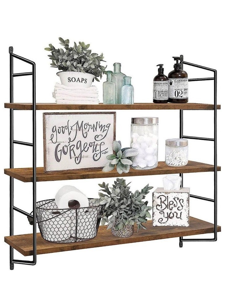 Home Gallery Multiple wall shelf  Brown - Image 1