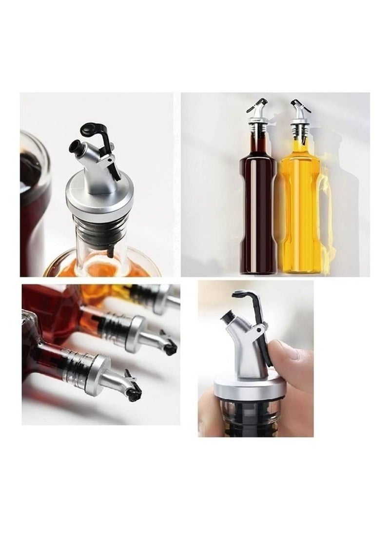 Generic 3 Pcs Oil Bottle Stopper Lock Plug Seal Leak-proof Food Grade Rubber Nozzle Sprayer Liquor Dispenser Wine Pourer Kitchen  - Image 1