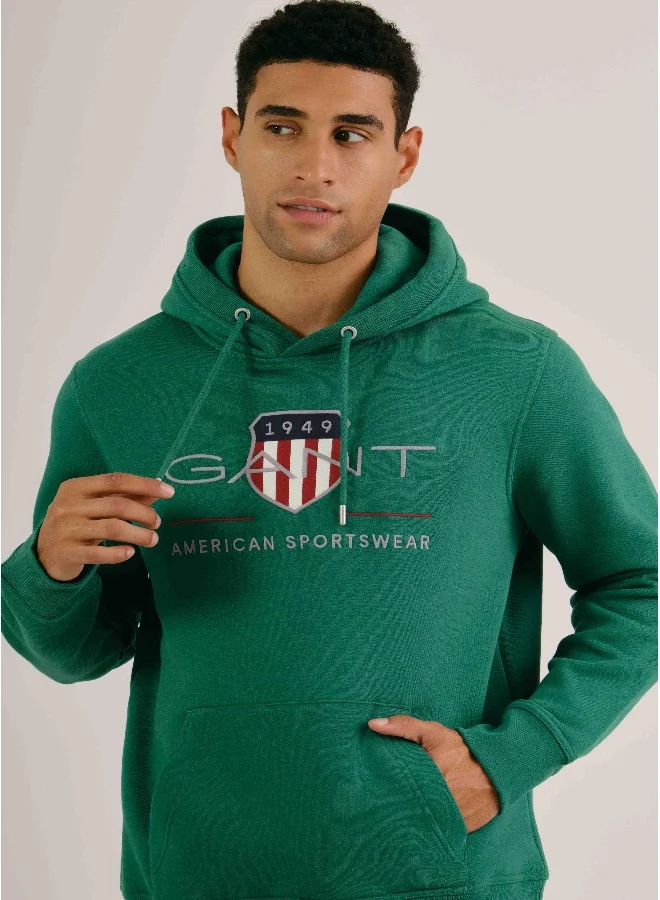 غانت Gant Regular Fit Archive Shield Hoodie