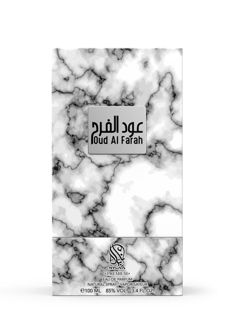 NYLAA Oud Al Farah Eau De Parfum(EDP) 100ML | Premium Unisex (Men and Women) Perfume | Long Lasting Oud Fragrance | Daily Use Perfume - Image 3
