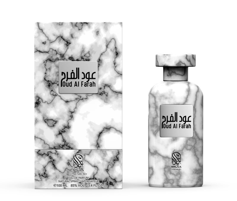 NYLAA Oud Al Farah Eau De Parfum(EDP) 100ML | Premium Unisex (Men and Women) Perfume | Long Lasting Oud Fragrance | Daily Use Perfume - Image 1