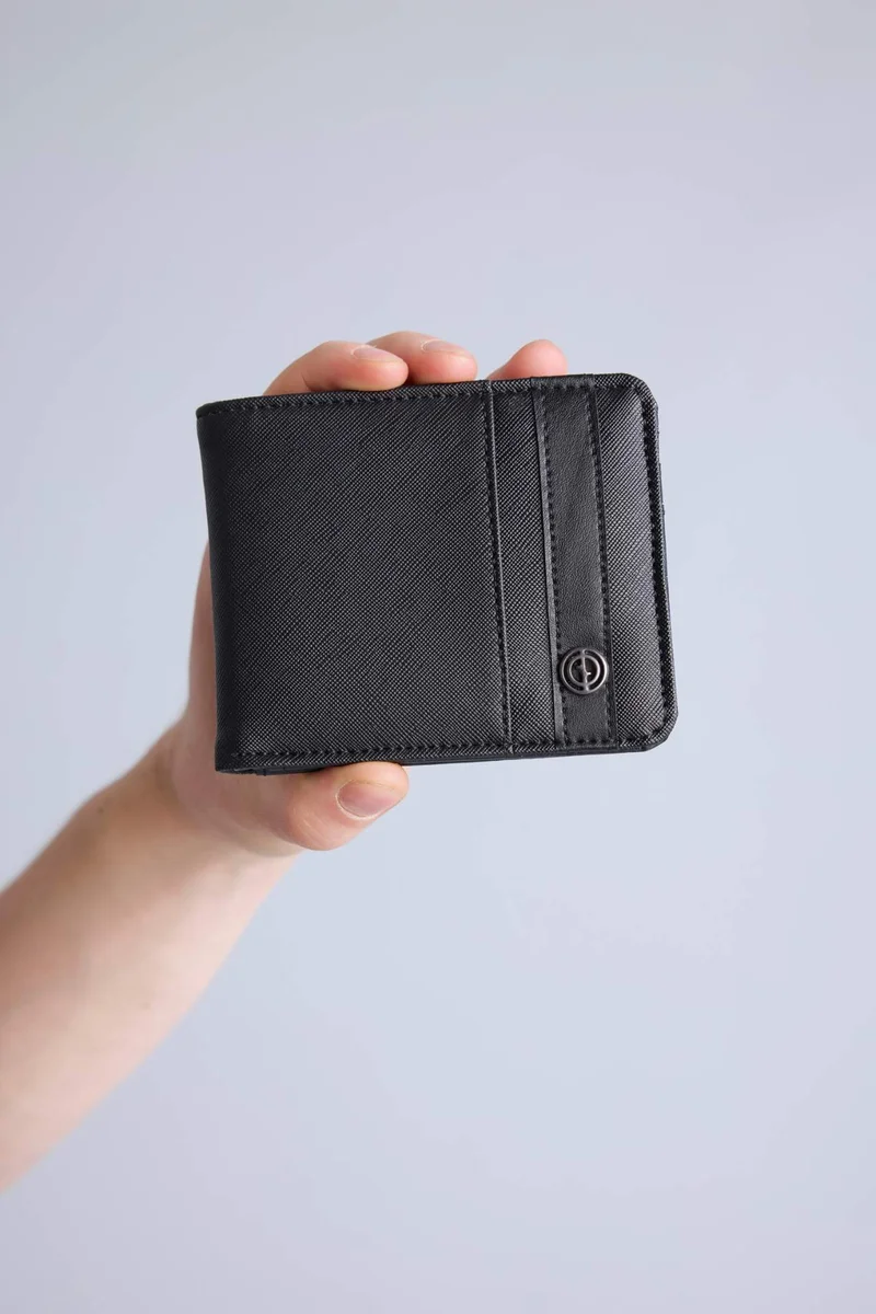 Man Faux Leather Wallets