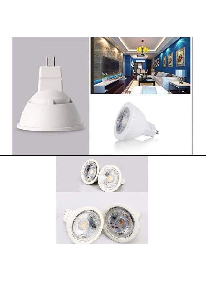 Melfi 6W Led Spot Light - Warm White (3000K) / Daylight (6000K) Source Cup Light, 480Lumen Lamp, For Home, Offices And Schools Etc... (Daylight, Pack Of 2) - Image 5