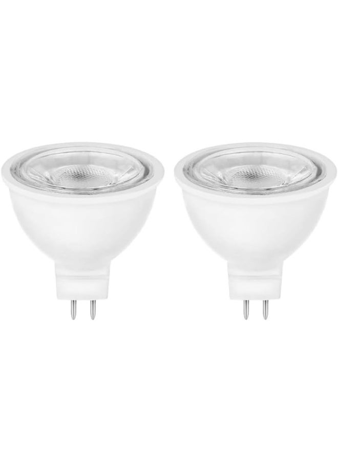 Melfi 6W Led Spot Light - Warm White (3000K) / Daylight (6000K) Source Cup Light, 480Lumen Lamp, For Home, Offices And Schools Etc... (Daylight, Pack Of 2) - Image 1