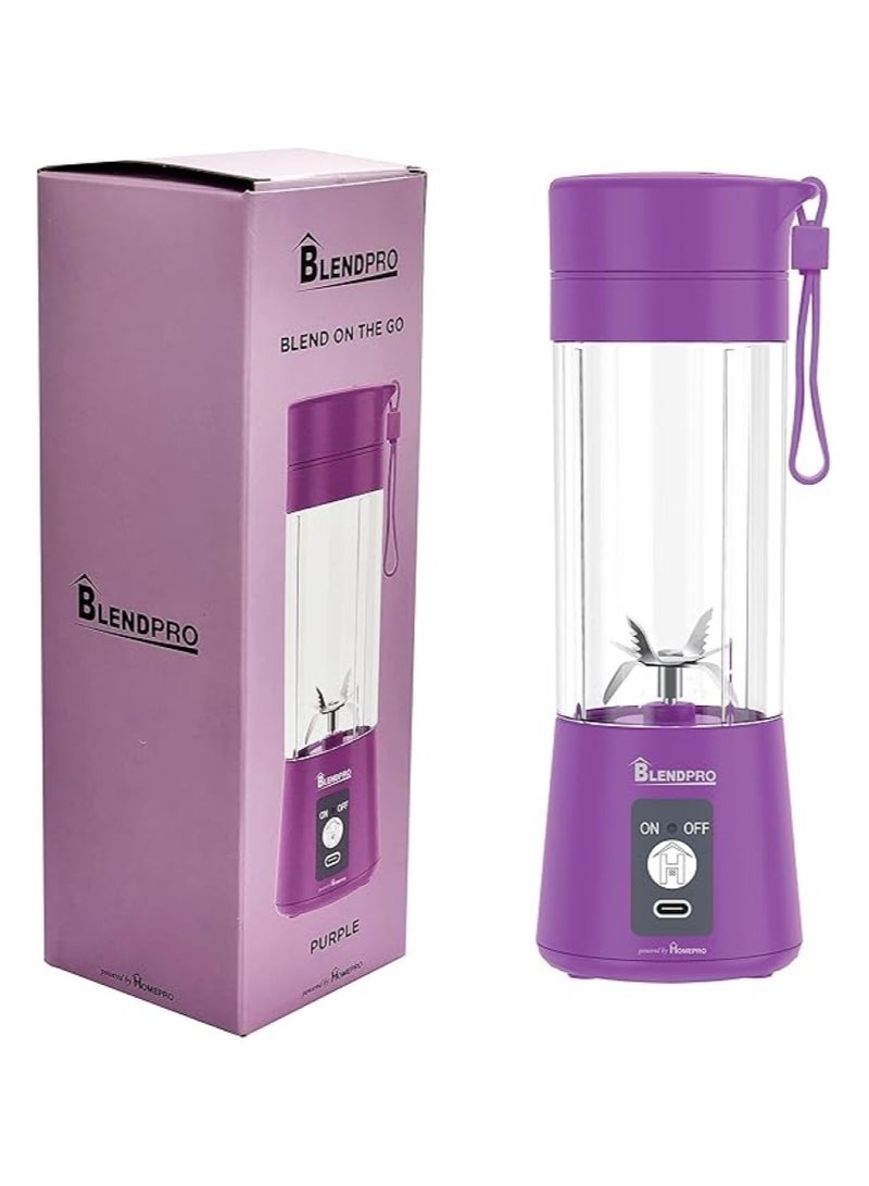 هوم برو خلاط محمول بنفسجي - Image 1