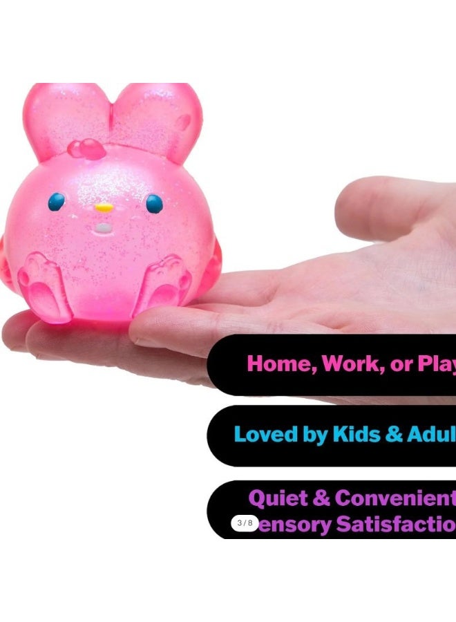 NeeDoh Nice Ice Baby - Sensory Squeezable Toy - Extra Strong and Soft - Realistic Rabbit (1 piece) - Image 3