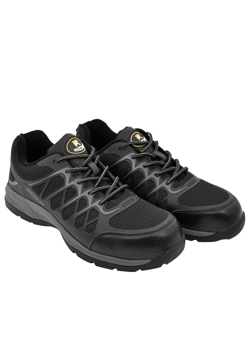 Rockstar - Mens Plastic Toe Safety Sneakers - Image 1