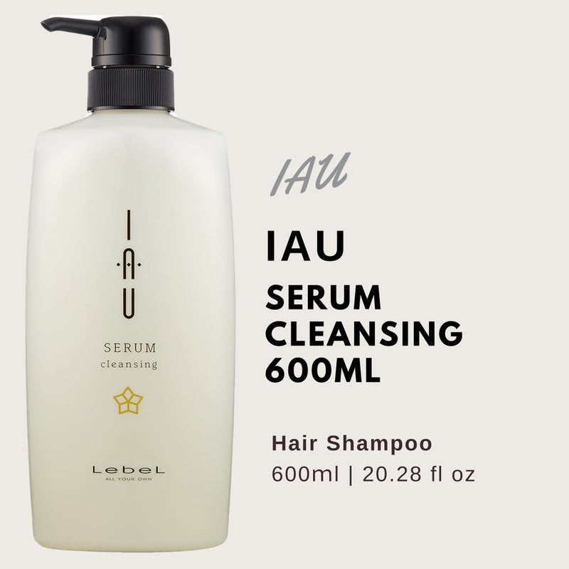 Lebel IAU Serum Cleansing Hair Shampoo - 600ml - Image 2