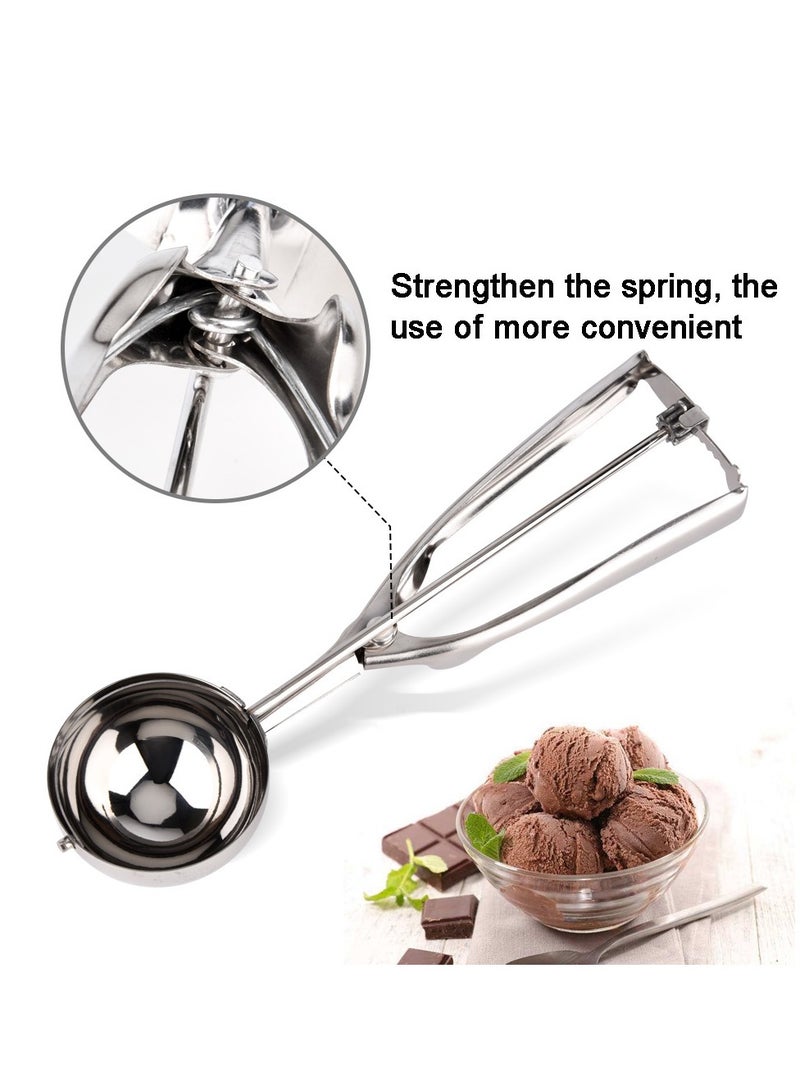 Stainless Steel Ice Cream Scoop Stack Spoon Watermelon Fruit Baller Making Tools, 4CM  - Image 3