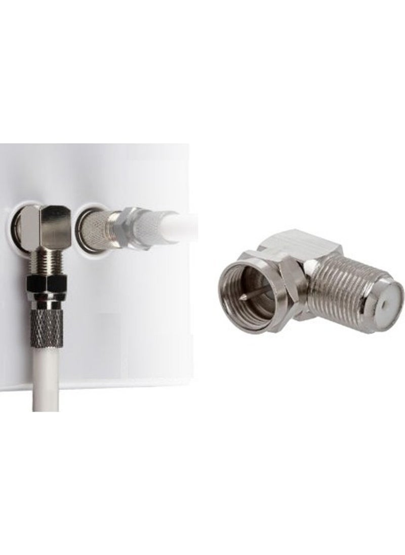 BAFF GERMANY BAFF Ready Satellite Antenna Cable 3 Meters L type with 90 degree F Connector  - Image 3