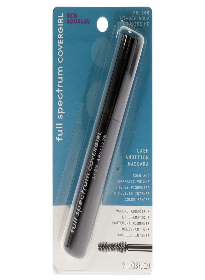 COVERGIRL Full Spectrum Lash Ambition Mascara, Hi-Def Aqua, 0.3 Fluid Ounce - Image 1