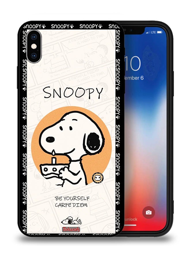 Tolwak Apple iPhone XS Protective Case Snoopy Be Yourself - Image 1