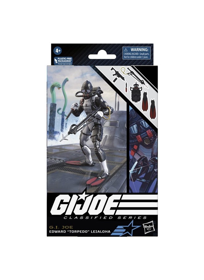 G. I. Joe G.I. Joe Classified Series Edward “Torpedo” Leialohacollectible Action Figures736 Inch Action Figures For Boys & Girlswith 6 Accessories  - Image 3