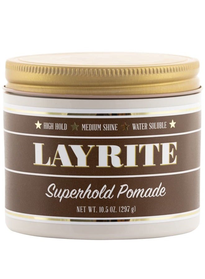 Layrite Superhold Pomade, 10.5 oz - Image 1