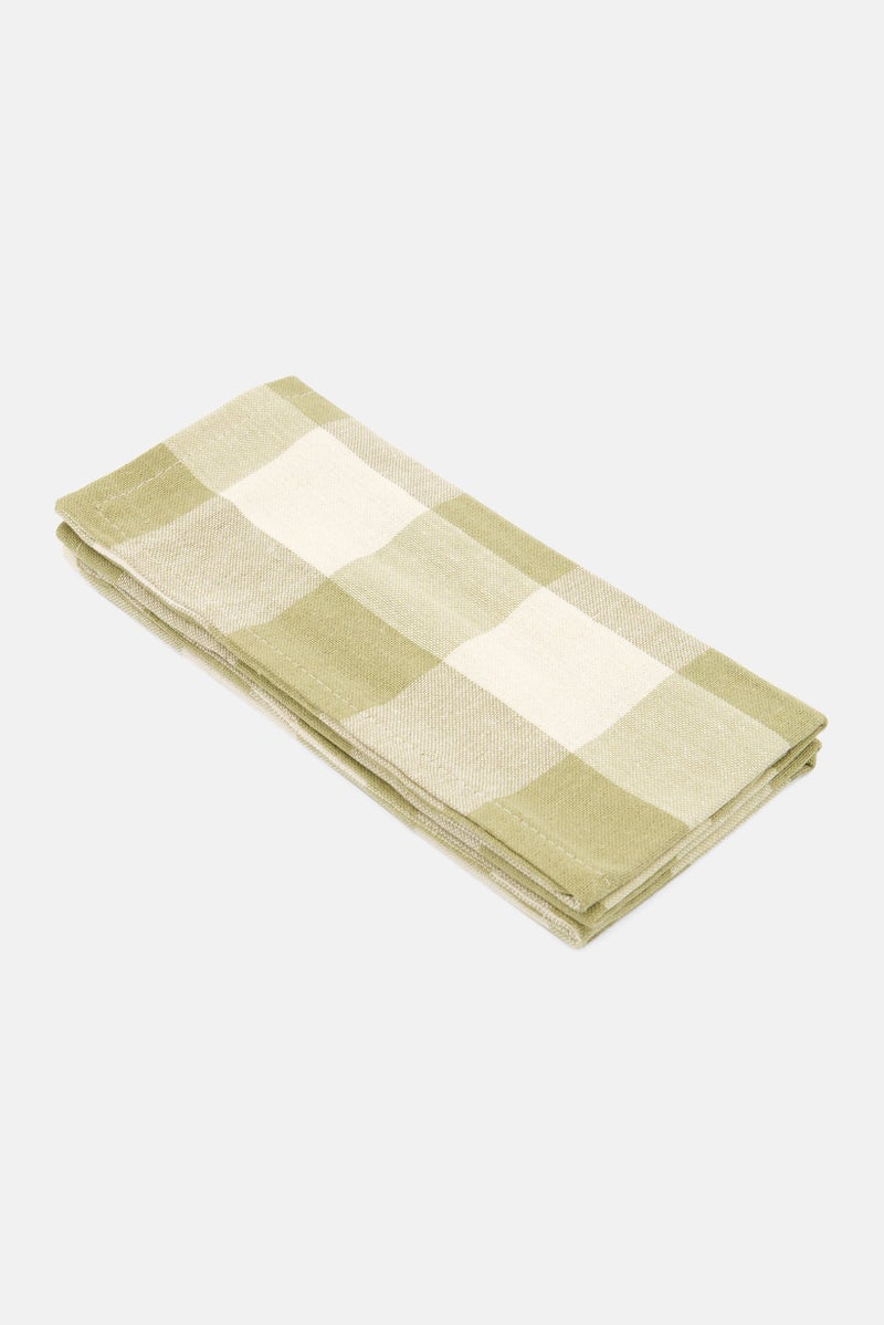 Muy Mucho 2 Pieces Stain Proof Place Mat, Olive Combo  - Image 2