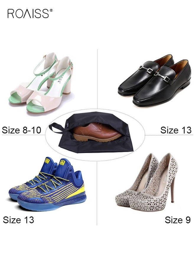 roaiss Three-Pack Extra-Large Dustproof Travel Shoe Bag with Sturdy Zipper Closure for Men and Women Portable Packaging Bag That Can Be Carried by Hand or Hung up Multi-functional Outdoor Storage Bag - Image 2