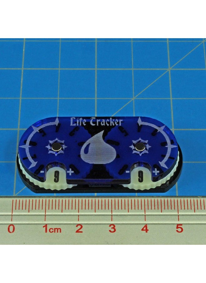 LITKO LITKO Life Counter Wheel | Health Point Tracker Dial | Victory Points Wheel | 0-99 | Compatible with Magic: The Gathering | Tabletop Games | Collectible Card Games | Living Card Games | Island (Blue)  - Image 3