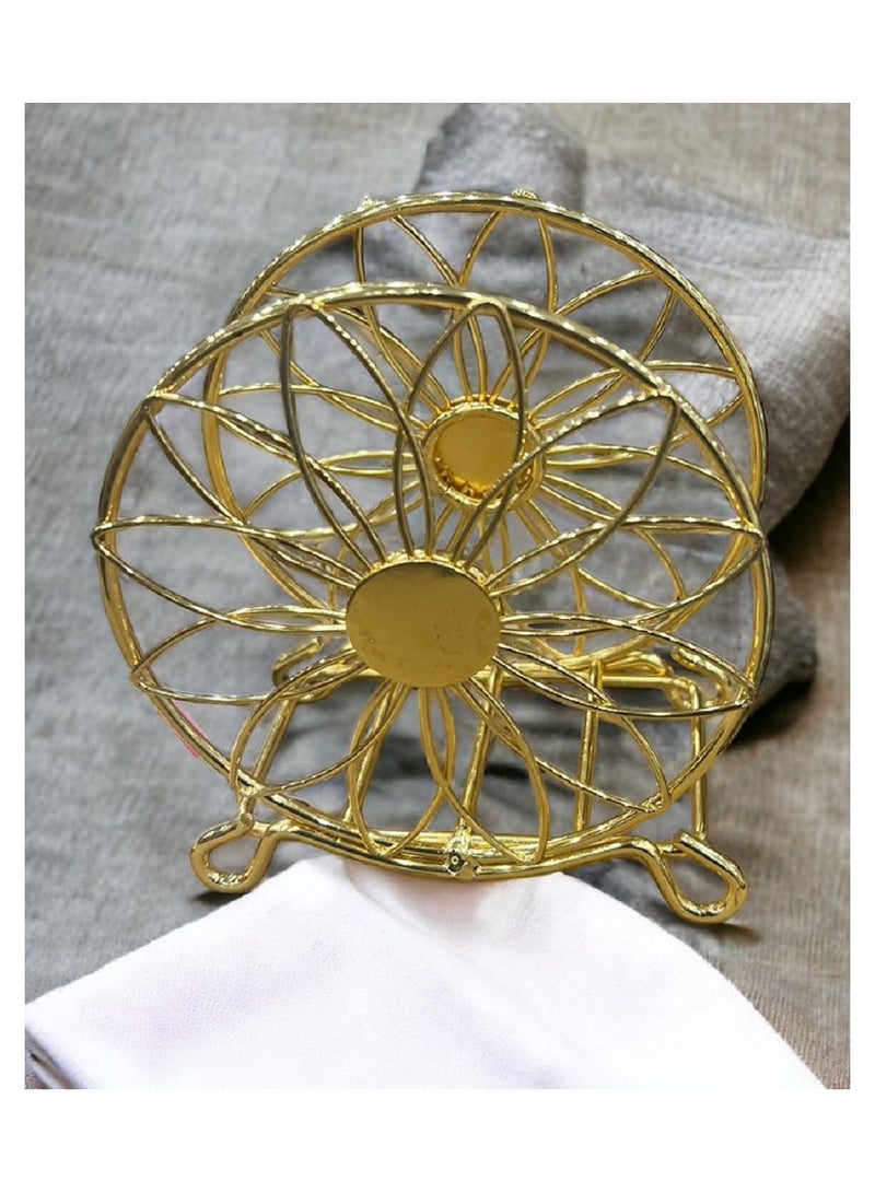 Golden tissue holder wheel