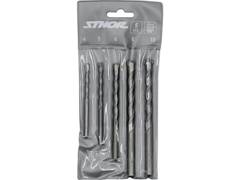 Sthor Wall drill set 4, 5, 6, 8, 10 mm 23331 - Image 1
