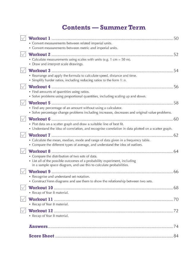 KS3 Maths 10-Minute Weekly Workouts - Year 8  - Image 5